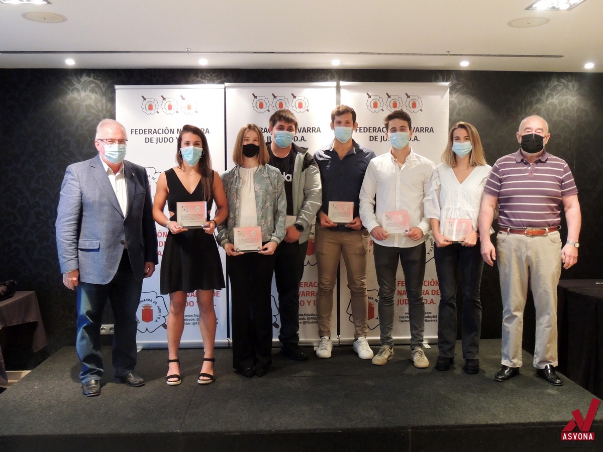 La Federación Navarra de Judo y D.A., reconoce la dedicación y el esfuerzo de deportistas y entrenadores, entre otros Galardonados. 09-10-21,